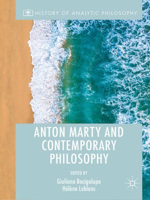 cover image of Anton Marty and Contemporary Philosophy